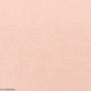tissu-rico-double-gaze-de-coton-motifs-dores-sur-fond-rose-poudre-par-10-cm-sur-mesure-l