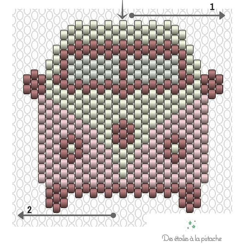 Grille Schéma Tissage Perles Gratuit