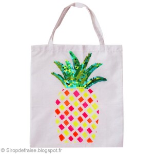 Tuto Tote bag ananas