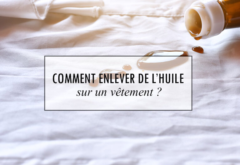 Comment enlever une tache d