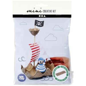 Mini kit créatif pour enfant spécial recyclage - Bateau de pirate - tendances DIY