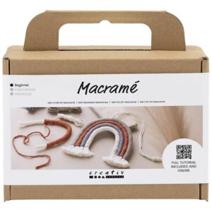 Mini Kit DIY Macramé - Arc en ciel