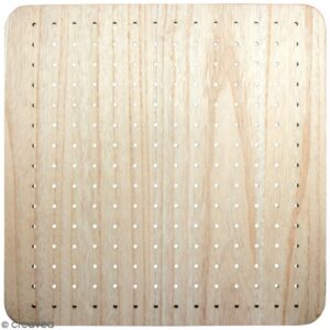 Pegboard en bois - 40 x 40 cm tendances DIY