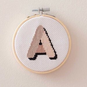 broderie alphabet